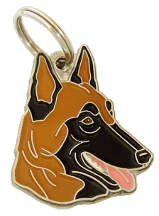 Pastor Belga, Malinois - pet ID tag, dog ID tags, pet tags, personalized pet tags MjavHov - engraved pet tags online